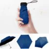 Merkloos Lichtgewicht Paraplu | Mini Paraplu | Handtas Paraplu | Donker Blauw