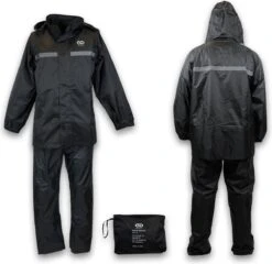 Infinity Goods Regenpak - Dames & Heren - Maat XL - Waterdicht & Ademend - Reflecterend - Zwart -Buiten Kampeer Aanbieding 1200x1165 10