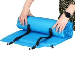 Springos Slaapmat | Zelfopblazend | 186 Cm | Inclusief Hoes & Hoofdkussen | Lichtblauw -Buiten Kampeer Aanbieding 1200x1176 2
