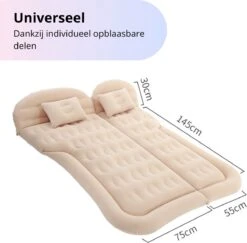 Opblaasbaar Auto Matras - Auto Luchtbed Grijs - Achterbank En Achterbak - Tweepersoons 3-in-1 Universeel Automatras - Inclusief Elektrische Pomp En Accessoires - Kampeer Luchtbed Voor Reizen -Buiten Kampeer Aanbieding 1200x1180 6
