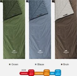 Naturehike® Slaapzak - Lichtgewicht - 205*85cm - Compact - Waterdicht - 3 Seizoenen Slaapzak Lente, Zomer & Herfst - Outdoor - Slaapzakken Volwassen & Kinderen -Buiten Kampeer Aanbieding 1200x1186