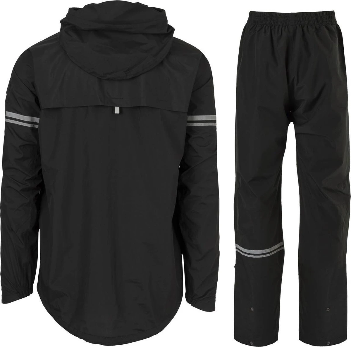 AGU Original Regenpak Essential - Zwart - L - Dames & Heren - Waterdicht & Ademend 14 AGU Original Regenpak Essential - Zwart - L - Dames & Heren - Waterdicht & Ademend - Afbeelding 14