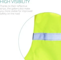 Navaris Overschoenen - 1 Paar Uniseks Schoenovertrekken - Waterdicht & Reflecterend - Beschermt Tegen Regen En Vuil - Verschillende Maten -Buiten Kampeer Aanbieding 1200x1189 9