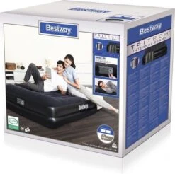 Bestway Luchtbed Tritech Premium+ - 2 Persoons - Ingebouwde Pomp - Extra Dik - Stevige Constructie -Buiten Kampeer Aanbieding 1200x1193 2