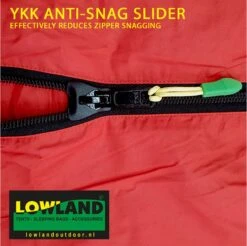 LOWLAND OUTDOOR® Donzen Slaapzak - Companion Economy - 210x80 Cm - Rood -Buiten Kampeer Aanbieding 1200x1196 6