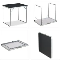 Relaxdays Campingtafel Inklapbaar - Aluminium Klaptafel - Vouwtafel Camping - Koffermodel -Buiten Kampeer Aanbieding 1200x1198 11