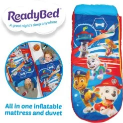 Paw Patrol Junior ReadyBed-2 In 1 Kids Sleeping Inflatable Air Bed In A Bag With A Pump, Polyester, Single 12 Paw Patrol Junior ReadyBed-2 In 1 Kids Sleeping Inflatable Air Bed In A Bag With A Pump, Polyester, Single -Buiten Kampeer Aanbieding 1200x1199 4