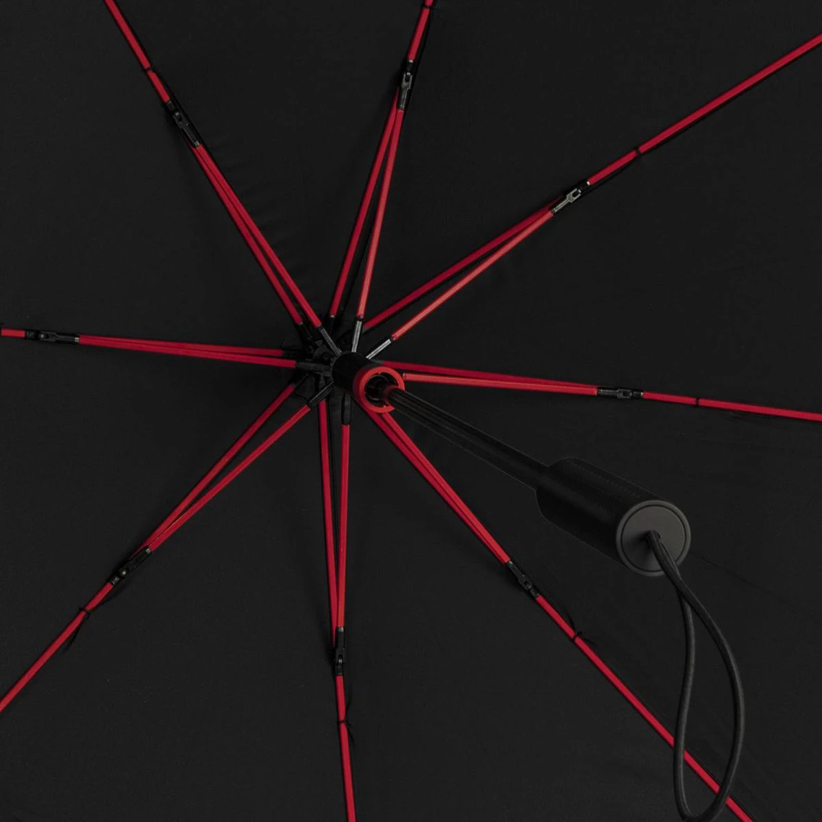 STORMaxi Stormparaplu 100km/h - Rood 4 STORMaxi Stormparaplu 100km/h - Rood - Afbeelding 4