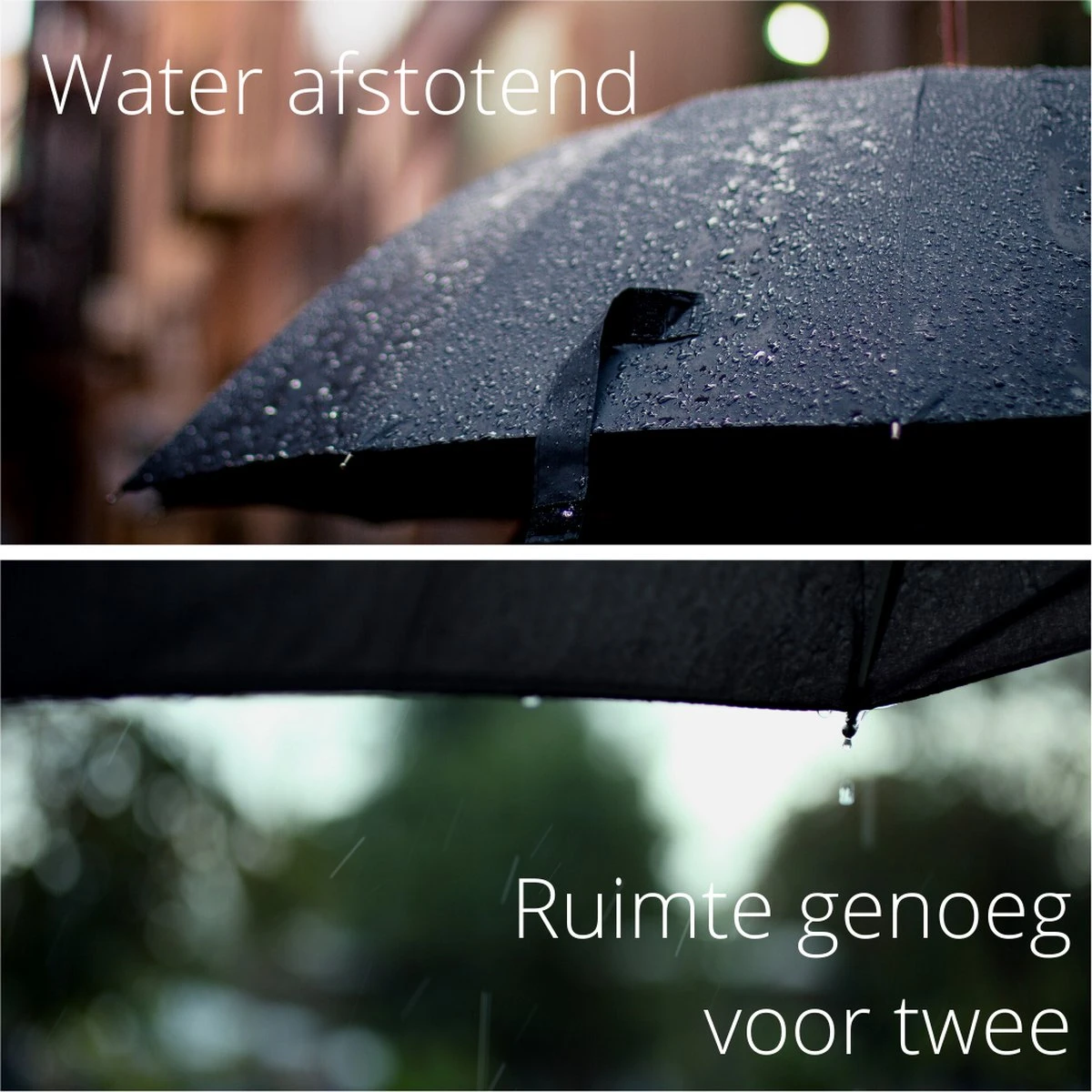 Bushifi Stormparaplu Paraplu - Opvouwbaar - Zwart - 10 Panelen - Polsband 5 Bushifi Stormparaplu Paraplu - Opvouwbaar - Zwart - 10 Panelen - Polsband - Afbeelding 5