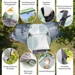 Skandika Bern 4 Koepeltent - Koepeltent - Tenten - 4 Persoons Kampeertent Met Panoramisch Dakraam, 2 Slaapcabines, Grondzeil, 210 Cm Stahoogte, Waterdicht, 4000 Mm Waterkolom - Grote Outdoor Familie Tent, Kampeertent - Grijs 12 Skandika Bern 4 Koepeltent - Koepeltent - Tenten - 4 Persoons Kampeertent Met Panoramisch Dakraam, 2 Slaapcabines, Grondzeil, 210 Cm Stahoogte, Waterdicht, 4000 Mm Waterkolom - Grote Outdoor Familie Tent, Kampeertent - Grijs -Buiten Kampeer Aanbieding 1200x1200 117