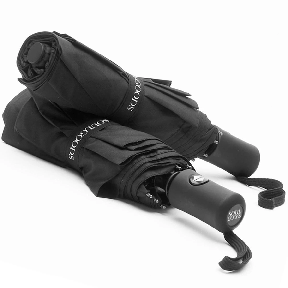 Stormparaplu Opvouwbaar - Stormparaplu Windproof Klein - Zwart - Extra Stevig 6 Stormparaplu Opvouwbaar - Stormparaplu Windproof Klein - Zwart - Extra Stevig - Afbeelding 6