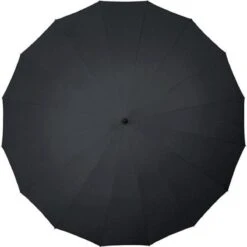 Falcone Herenparaplu Met Houten Stok - Ø 125 Cm - Zwart -Buiten Kampeer Aanbieding 1200x1200 1252