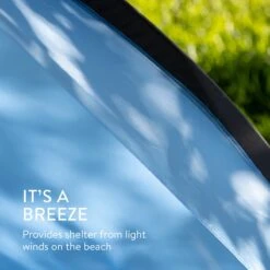 Navaris Windscherm Voor Het Strand - Zon- En Windbescherming Voor Drie Personen - Pop-up Speeltent Met UV- Bescherming - Beach Shelter Met Draagtas 10 Navaris Windscherm Voor Het Strand - Zon- En Windbescherming Voor Drie Personen - Pop-up Speeltent Met UV- Bescherming - Beach Shelter Met Draagtas -Buiten Kampeer Aanbieding 1200x1200 132