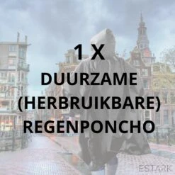 ESTARK Regenponcho - Herbruikbare Poncho Zwart - Fietsponcho Voor Dames En Heren - Regenjas - Hoge Kwaliteit - Poncho Herbruikbaar - Duurzaam - Poncho Zwart -Buiten Kampeer Aanbieding 1200x1200 1354