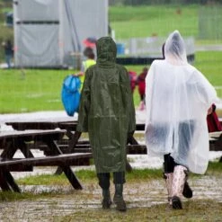 Relaxdays Regenponcho Herbruikbaar - Regenjas Groen - Fietsponcho Lange Mouwen - Festival -Buiten Kampeer Aanbieding 1200x1200 1357