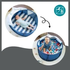 Babymoov Babyni Speelruimte & Extra Bedje Anti-UV FPS 50+ Marinière -Buiten Kampeer Aanbieding 1200x1200 192
