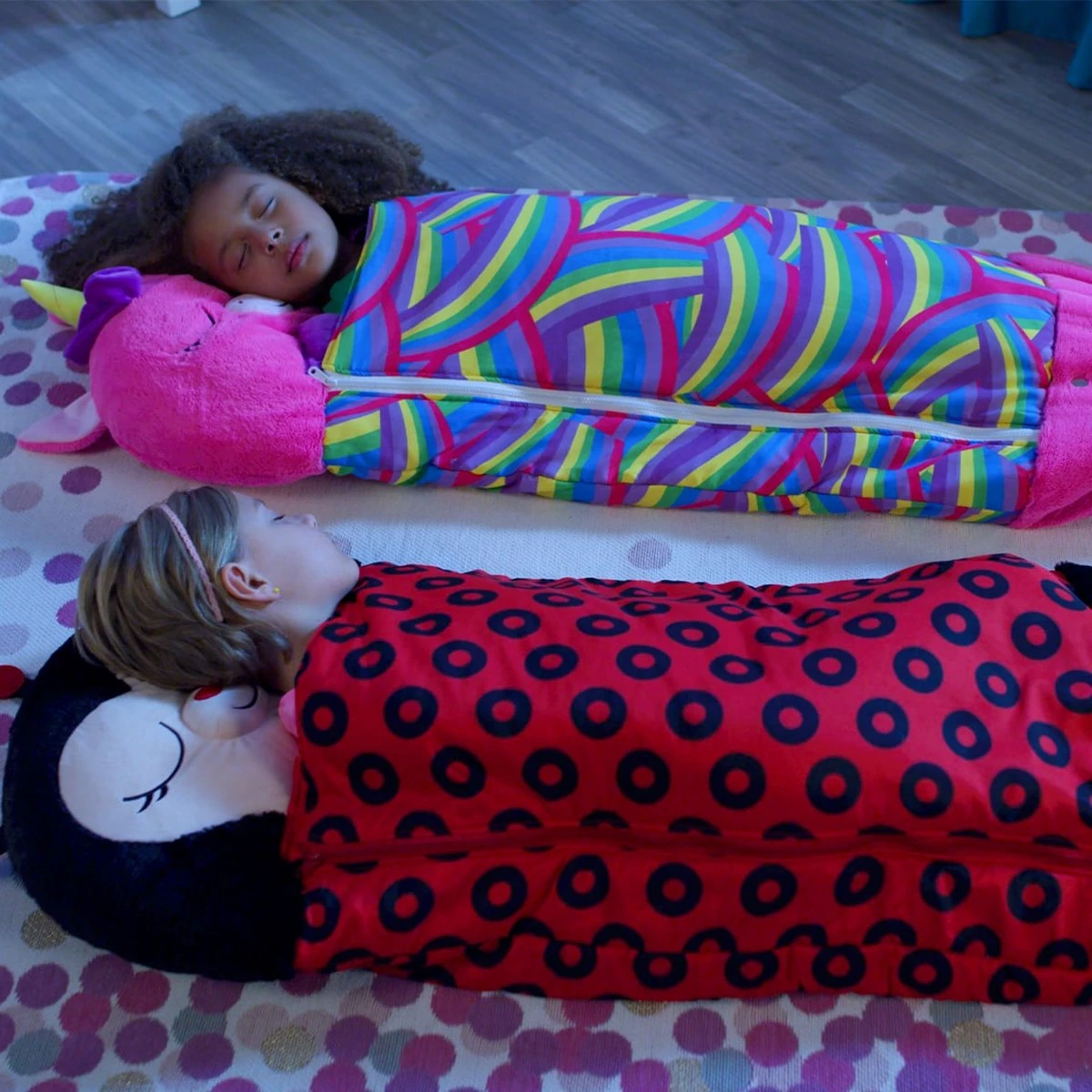 Mediashop Happy Nappers Kinderslaapzak - 2-in-1 Zachte Knuffel En Zomerslaapzak - Roze Eenhoorn Motief Voor Kinderen Van 3 Tot 6 Jaar 5 Mediashop Happy Nappers Kinderslaapzak - 2-in-1 Zachte Knuffel En Zomerslaapzak - Roze Eenhoorn Motief Voor Kinderen Van 3 Tot 6 Jaar - Afbeelding 5