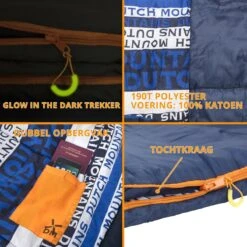 Dutch Mountains Slaapzak Goeree XL - Extra Groot 220x90cm - Katoenen Binnenkant - Aanritsbaar - Tochtstrip En Compressiehoes 10 Dutch Mountains Slaapzak Goeree XL - Extra Groot 220x90cm - Katoenen Binnenkant - Aanritsbaar - Tochtstrip En Compressiehoes -Buiten Kampeer Aanbieding 1200x1200 362