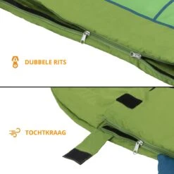 Dutch Mountains Kinderslaapzak Nijlpaard - 170 X 70cm Polyester - Zacht Lichtgewicht – Opberghoes -Buiten Kampeer Aanbieding 1200x1200 368