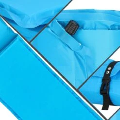 Springos Slaapmat | Zelfopblazend | 186 Cm | Inclusief Hoes & Hoofdkussen | Lichtblauw -Buiten Kampeer Aanbieding 1200x1200 372