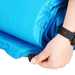 Springos Slaapmat | Zelfopblazend | 186 Cm | Inclusief Hoes & Hoofdkussen | Lichtblauw -Buiten Kampeer Aanbieding 1200x1200 376