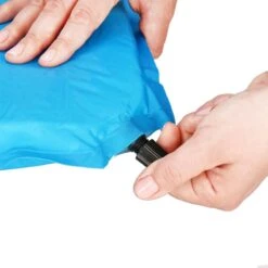 Springos Slaapmat | Zelfopblazend | 186 Cm | Inclusief Hoes & Hoofdkussen | Lichtblauw -Buiten Kampeer Aanbieding 1200x1200 378