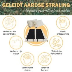 Earthle Volledige Earthing Tweepersoons Aardingsset - 2x Slaapmat + 2x Kussensloop - Aardingsmat - Aarden - Earthing Mat - Aarding - Grounding Mat - Kussensloop - Aardingskussensloop - Combo Deal -Buiten Kampeer Aanbieding 1200x1200 451