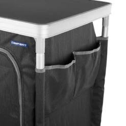 Campart Campingkast CU-0719 – Opvouwbaar En Verstelbaar - 4 Verstelbare Poten - 3 Lagen - Aluminium Frame - Grijs -Buiten Kampeer Aanbieding 1200x1200 520