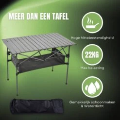 Campingtafel Inklapbaar En Opvouwbaar - Kampeertafel - Lichtgewicht Hittebestendig -Buiten Kampeer Aanbieding 1200x1200 542
