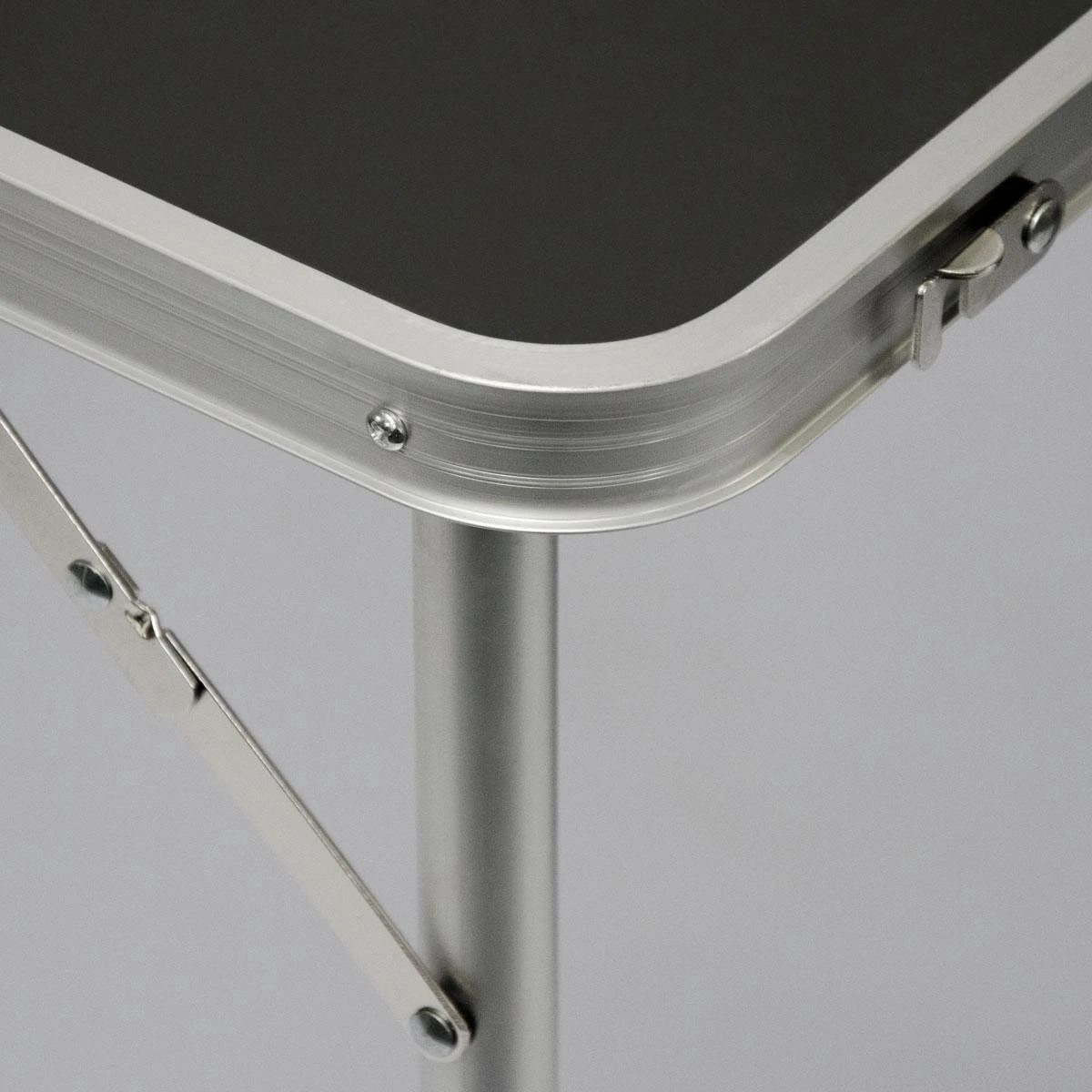 Aluminium Kampeertafel 120x60cm - Campingtafel Inklapbaar - 3-voudig Verstelbare Vouwtafel Antraciet 11 Aluminium Kampeertafel 120x60cm - Campingtafel Inklapbaar - 3-voudig Verstelbare Vouwtafel Antraciet - Afbeelding 11