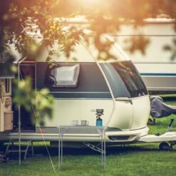 Relaxdays Campingtafel Inklapbaar - Aluminium Klaptafel - Vouwtafel Camping - Koffermodel -Buiten Kampeer Aanbieding 1200x1200 599