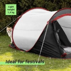 JEMIDI Tweepersoons Pop-up Tent - Opgooitent, Werptent Voor 2 Personen - Ideaal Als Festivaltent Of Kampeertent - Verschillende Kleuren -Buiten Kampeer Aanbieding 1200x1200 62