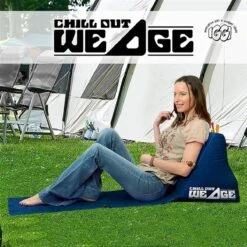 CKB LTD - Chill Out - Luchtbed - Campingstoel - Wedge Opblaasbare Ligstoel - Blauw Strandstoel 1 Persoons Volwassen Luchtbedden Kampeerstoel Vouwstoel Stoel Slaapmatje Slaapmatten Opvouwbaar Volwassenen Tuinstoel Opblaasstoel Kampeerstoelen Lucht -Buiten Kampeer Aanbieding 1200x1200 651