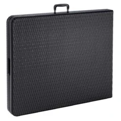 Casaria Tuintafel Opvouwbaar – Met Draaggreep 180x75 Cm – Zwart -Buiten Kampeer Aanbieding 1200x1200 662