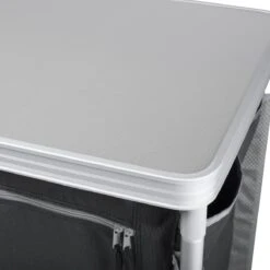 Campart Campingkeuken KI-0734 - Campingkast Groot - 4 Verstelbare Poten - Opvouwbaar En Lichtgewicht - Inclusief Opbergtas - Grijs -Buiten Kampeer Aanbieding 1200x1200 679