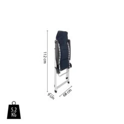 Campart Campingstoel CH-0592 - Opvouwbaar Met Hoofdsteun - 7 Verstelbare Standen - Lichtgewicht - Blauw -Buiten Kampeer Aanbieding 1200x1200 734