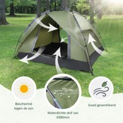 Sens Design Pop Up Tent - Tent - 2-3 Personen -Buiten Kampeer Aanbieding 1200x1200 84
