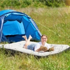 Orange85 Luchtbed - Tweepersoons - Met Reparatieset - Zwart - Grijs -Buiten Kampeer Aanbieding 1200x1200 858