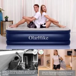 OlarHike Queen Size Luchtmatras Met Geïntegreerde Elektrische Pomp, Zelfopblazend Luchtbed, Voor 2 Personen, Premium Gastenbed, Opblaasbaar Matras Voor Camping Of Thuisgebruik, 203 X 152 X 46 Cm 10 OlarHike Queen Size Luchtmatras Met Geïntegreerde Elektrische Pomp, Zelfopblazend Luchtbed, Voor 2 Personen, Premium Gastenbed, Opblaasbaar Matras Voor Camping Of Thuisgebruik, 203 X 152 X 46 Cm -Buiten Kampeer Aanbieding 1200x1200 920