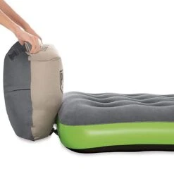 Bestway 1-Persoons Luchtbed Roll & Relax - 188 X 99 X 22 CM - Incl. 3-in-1 Reistas, Kussen En Handpomp - Binnen 50 Sec Opgeblazen - Binnen- En Buitengebruik -Buiten Kampeer Aanbieding 1200x1200 926