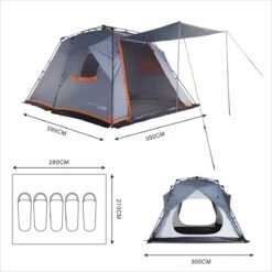 Where Tomorrow Gezinstent Met Zonnendak 300X395X200 Cm- Grijs - 5 Persoons 12 Where Tomorrow Gezinstent Met Zonnendak 300X395X200 Cm- Grijs - 5 Persoons -Buiten Kampeer Aanbieding 1200x1200 93