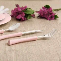 Di Solle Inova D - 6 Persoons Bestekset - Handige Opbergbak Met Raspdeksel - 26 Delig - Baby Pink -Buiten Kampeer Aanbieding 1200x1200 934