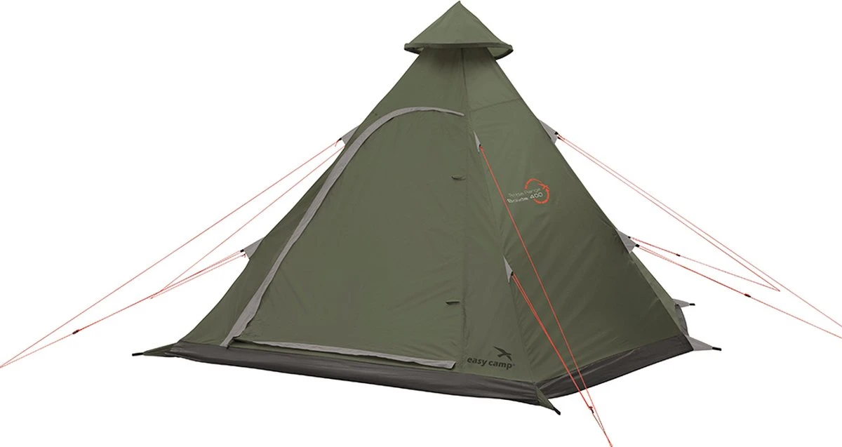 Easy Camp Tent Bolide 400 - Rood - 4 Persoons 2 Easy Camp Tent Bolide 400 - Rood - 4 Persoons - Afbeelding 2