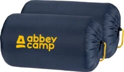 Abbey Camp Slaapzak Amsterdam - 2-pack - Dekenmodel - 210 X 85 Cm - Marine -Buiten Kampeer Aanbieding 1200x693