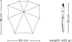 Senz° Umbrella - Stormparaplu - Automatisch - Zwart - Ø 88 Cm - Lange Handvat -Buiten Kampeer Aanbieding 1200x703 5