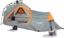 Where Tomorrow Solo Tent Pop Up 225X100X57 Cm - Grijs - 1 Persoons -Buiten Kampeer Aanbieding 1200x705