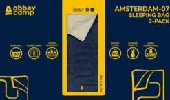 Abbey Camp Slaapzak Amsterdam - 2-pack - Dekenmodel - 210 X 85 Cm - Grijs 13 Abbey Camp Slaapzak Amsterdam - 2-pack - Dekenmodel - 210 X 85 Cm - Grijs -Buiten Kampeer Aanbieding 1200x711 6