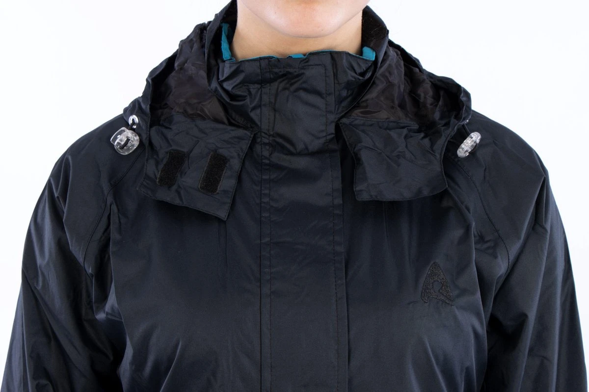 Ralka Regenjas Deluxe Lang Model - Dames - Zwart/Aqua - 36 5 Ralka Regenjas Deluxe Lang Model - Dames - Zwart/Aqua - 36 - Afbeelding 5