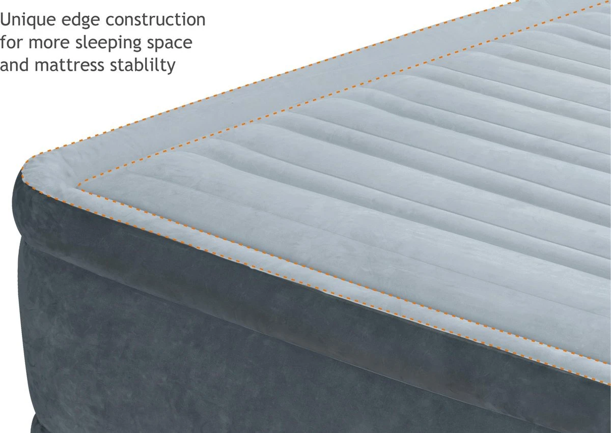 Intex Comfort-plush Full Luchtbed - 2-persoons - 203x152x33 Cm 6 Intex Comfort-plush Full Luchtbed - 2-persoons - 203x152x33 Cm - Afbeelding 6