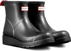 Hunter - Regenlaarzen Voor Vrouwen - Nebula Korte Speellaarzen - Zwart - Maat 38EU -Buiten Kampeer Aanbieding 1200x868 3